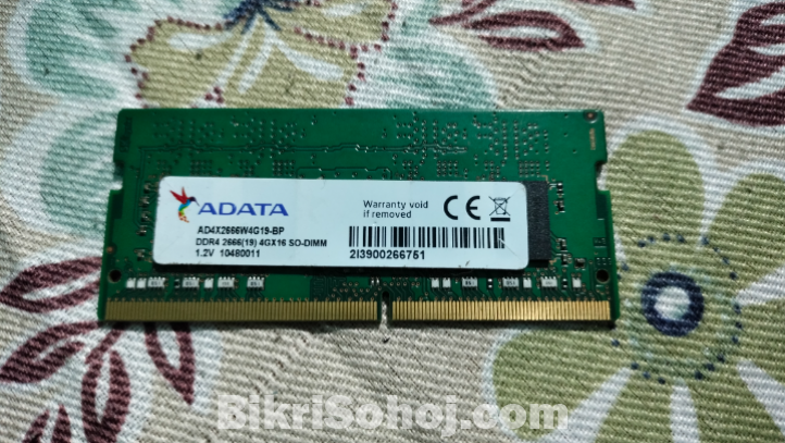 Adata 4gb DDR4 ram